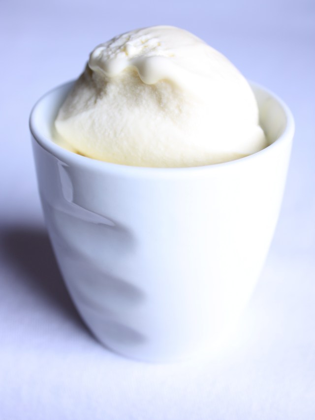 Meyer Lemon-Olive Oil Ice Cream