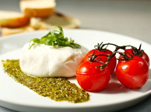 Burrata with Roasted Tomatoes and Pesto - 15