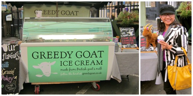 Greedy Goat Ice Cream at Borough Market in London