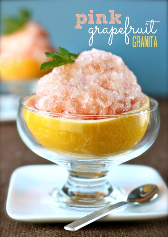 Pink Grapefruit Granita