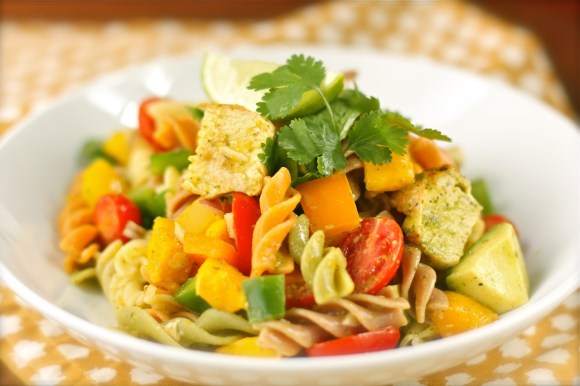 Lime-Cilantro Pasta Salad | daisyworld.net Lime-Cilantro Pasta Salad