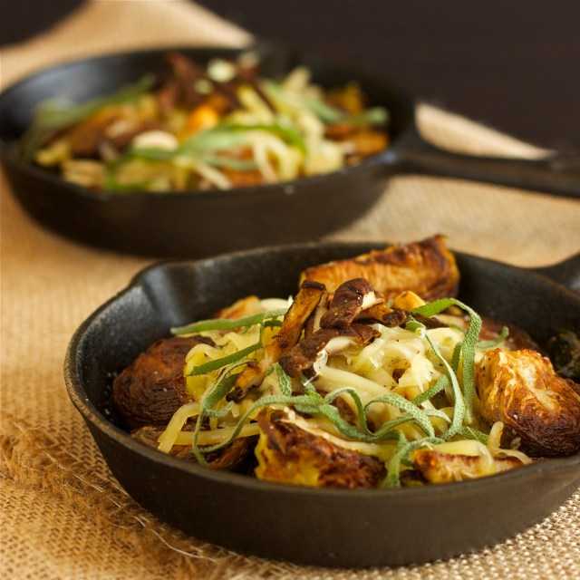 Brown Butter Brussels Sprouts with Crispy Shiitake Mushrooms | daisysworld.net Brown Butter Brussels Sprouts with Crispy Shiitake Mushrooms