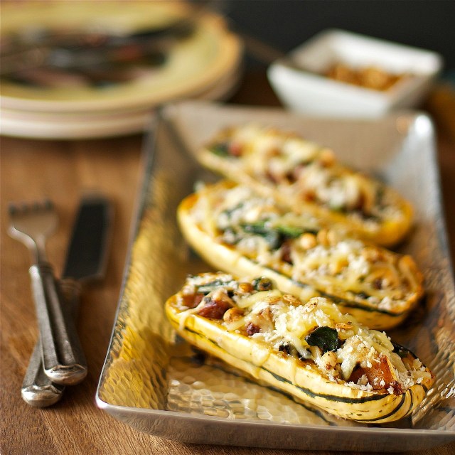 Stuffed Delicata Squash | daisysworld.net Stuffed Delicata Squash